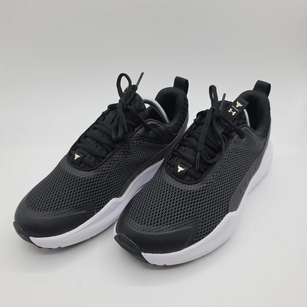 Under Armour Project Rock BSR‎ 5 Mens 8 Black NIB Training Gym Sneakers NEW